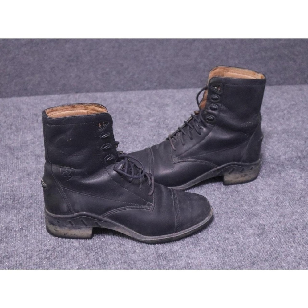 Ariat Hexcel Pro Men's Black Lace-Up Riding Boots Size 7B Western Cowboy Rodeo
